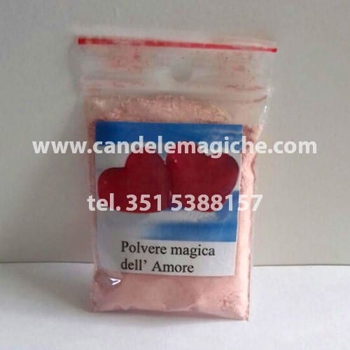 bustina di polvere magica dell'amore