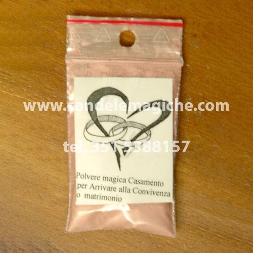 bustina di polvere magica casamento