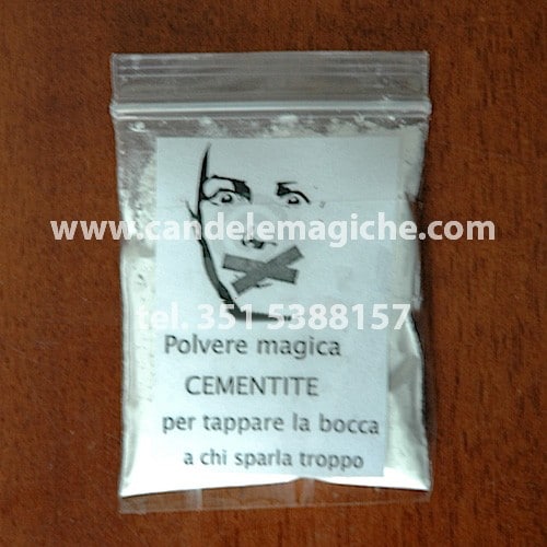 bustina di polvere magica cementite
