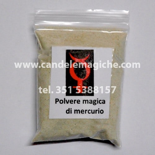 bustina di polvere magica di mercurio