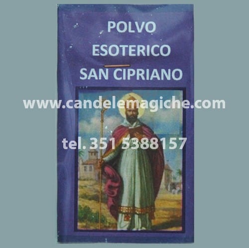 bustina di polvere esoterica san cipriano