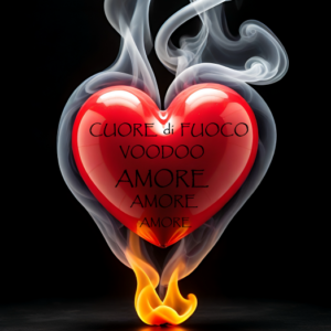 Cuore di Fuoco - Rituale Voodoo - Lega Rafforza o Richiama l'Amore